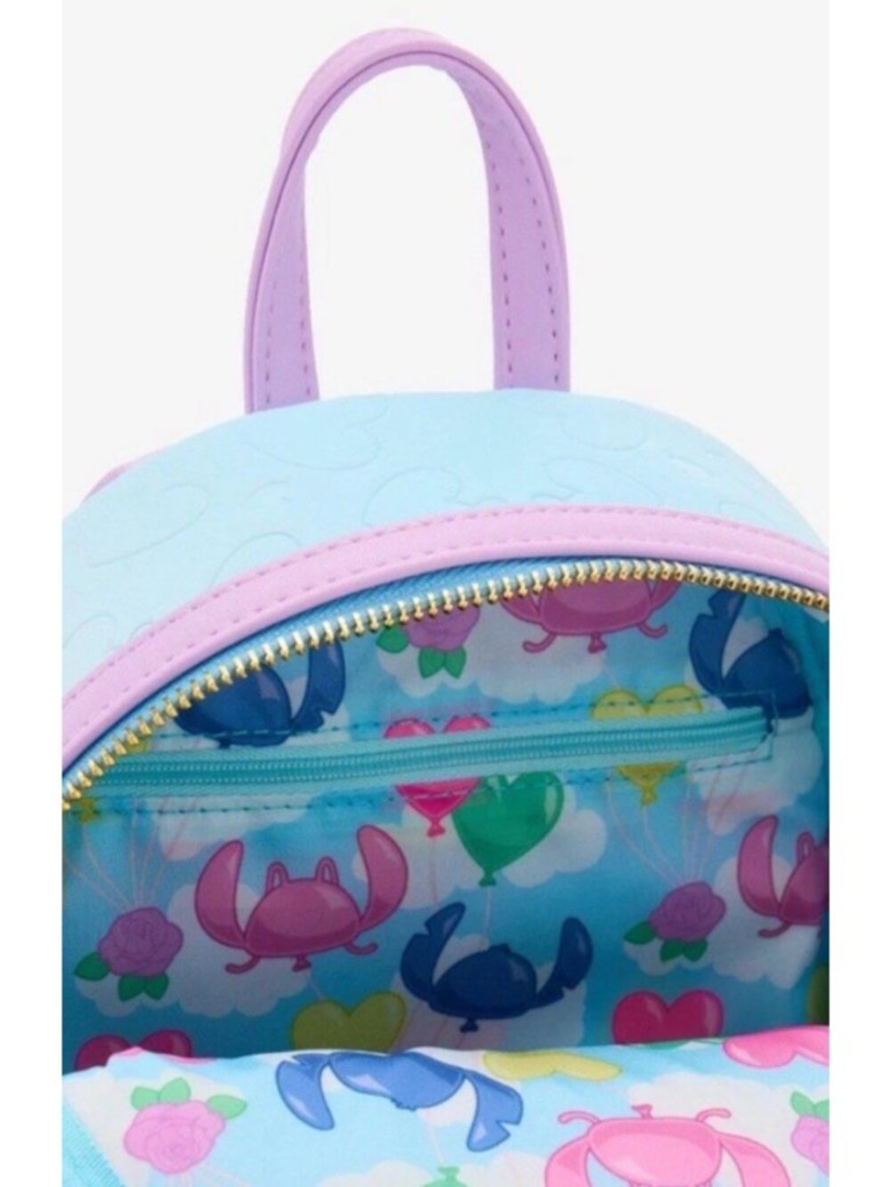 Loungefly Disney Lilo & Stitch Angel & Stitch Hot Air Balloon Mini Backpack NWT - Picture 5 of 5